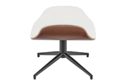 Lena Ivory Ottoman -Home Furniture 320656 beige fabric chaise detail 45