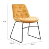 Tandy Yellow Dining Chair Set Of 2