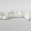 Kiara II Queen Sleeper/Loveseat/Chair/Ottoman Set