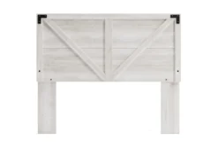 Home Furniture -Home Furniture 321319 white wood headboard front 02