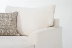 Belinha II Opal Chaise -Home Furniture 322069 white fabric chaise detail 44