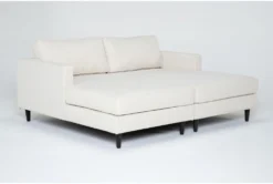 Calais Vanilla Double Chaise