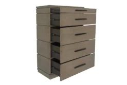 Paxten 5 Drawer Chest 12 Paxten 5 Drawer Chest -Home Furniture 322756 grey wood chest hardware 71