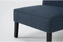 Rosie Denim Accent Chairs, Set Of 2 6 Rosie Denim Accent Chairs, Set Of 2 -Home Furniture 323454 blue fabric accent chair detail 45