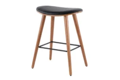 Sadie Black Counter Stool Set Of 2 -Home Furniture 323661 back 82