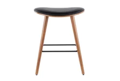 Sadie Black Counter Stool Set Of 2 -Home Furniture 323661 front 03
