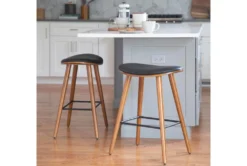 Sadie Black Counter Stool Set Of 2 -Home Furniture 323661 room 85