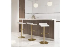 Allie Cream Adjustable Height Barstool Set Of 2 -Home Furniture 323681 room 85