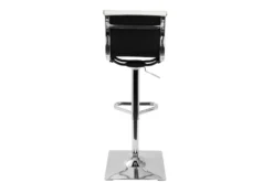 Molly White Adjustable Barstool 16 Molly White Adjustable Barstool -Home Furniture 323695 back 83