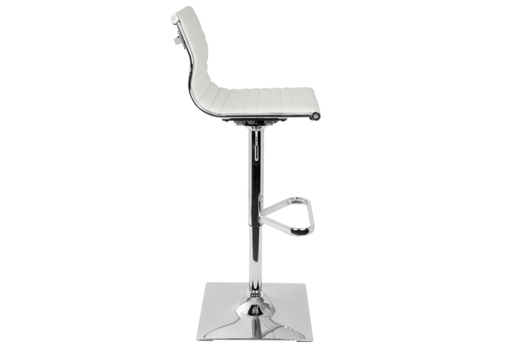 Molly White Adjustable Barstool 3 Molly White Adjustable Barstool - Image 3