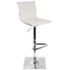 Molly White Adjustable Barstool