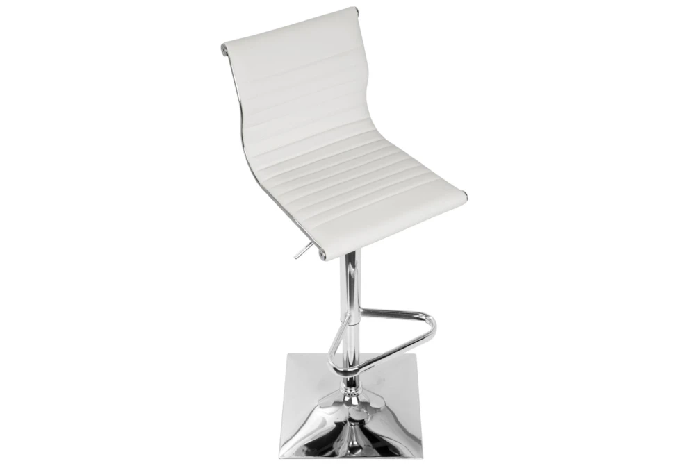 Molly White Adjustable Barstool 4 Molly White Adjustable Barstool - Image 4