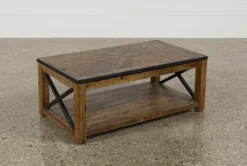 Tillman Lift-Top Coffee Table With Wheels -Home Furniture 81218 8
