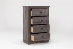 Cora Grey Chest Of Drawers -Home Furniture 82142 grey mdf chest side 19