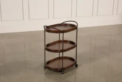 3 Tier Metal & Wood Cart -Home Furniture 87700 2