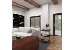 3 Tier Metal & Wood Cart -Home Furniture 87700 brown wood bar cart room 94