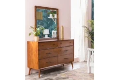 Alton Cherry 6 Drawer Dresser/Mirror -Home Furniture 88170 5