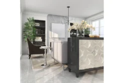 22" Aluminum Table 31 22" Aluminum Table -Home Furniture 90207 silver metal accent table room 95