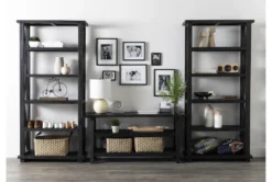 Jaxon Console Table -Home Furniture 92041 black wood sofa table room 41