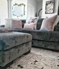 Lodge 52" Velvet Otter Ottoman 15 Lodge 52" Velvet Otter Ottoman -Home Furniture normal 23