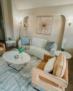 Evelyn Cognac Velvet Accent Chair -Home Furniture normal 34