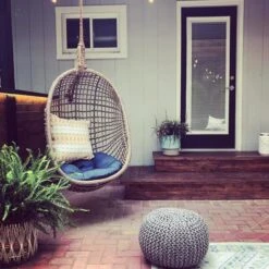 Pouf- Charcoal Jute -Home Furniture normal 4