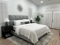 Boswell King Upholstered Panel Bed -Home Furniture normal 68